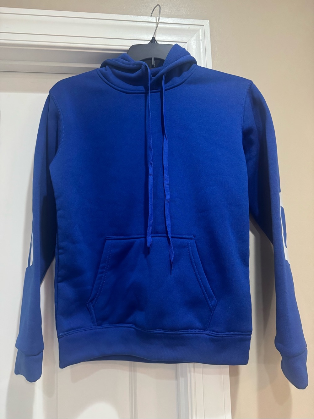 Classic Royal Blue Pullover Hoodie with Kangaroo Pocket